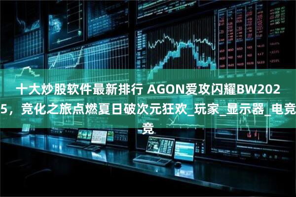 十大炒股软件最新排行 AGON爱攻闪耀BW2025，竞化之旅点燃夏日破次元狂欢_玩家_显示器_电竞